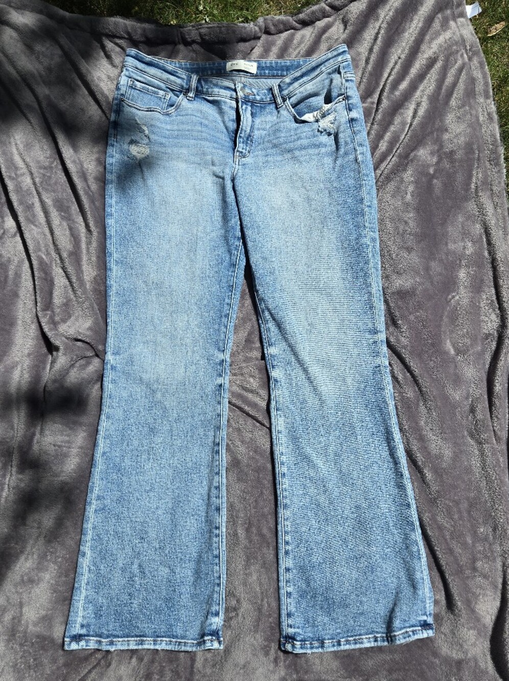 BKE Light Blue Straight Leg Jeans